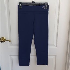 Navy Blue Capris Leggings